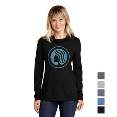 Sport-Tek® Women's PosiCharge® Tri-Blend Wicking Long Sleeve Hoodie